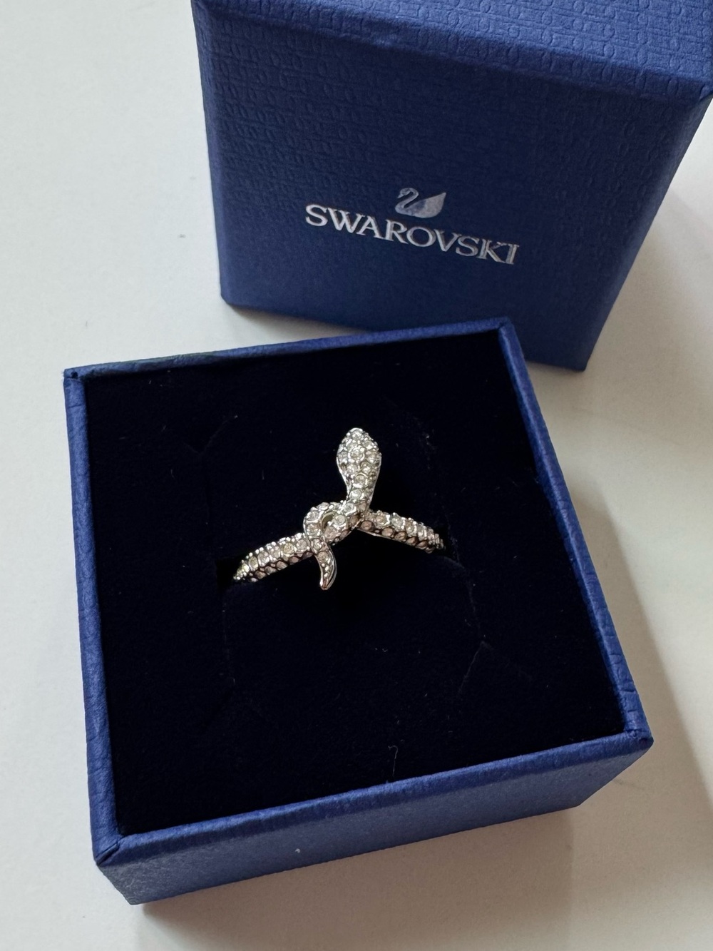 Swarovski Snake Ring.